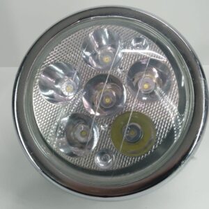 FAROL DELANTERO 60V CROMADO MOTOS ELECTRICAS